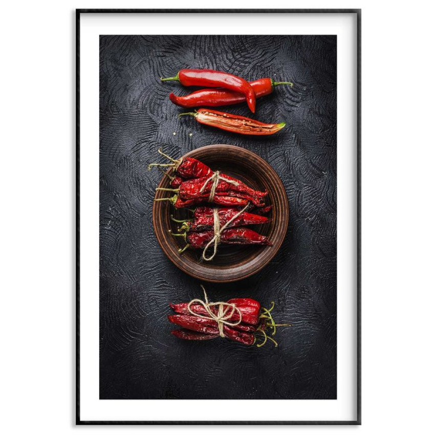 Röd chili - Stilren & modern kökstavla
