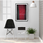 Running fields - Trendy sports poster