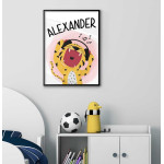 Tiger & musik - Personlig barntavla