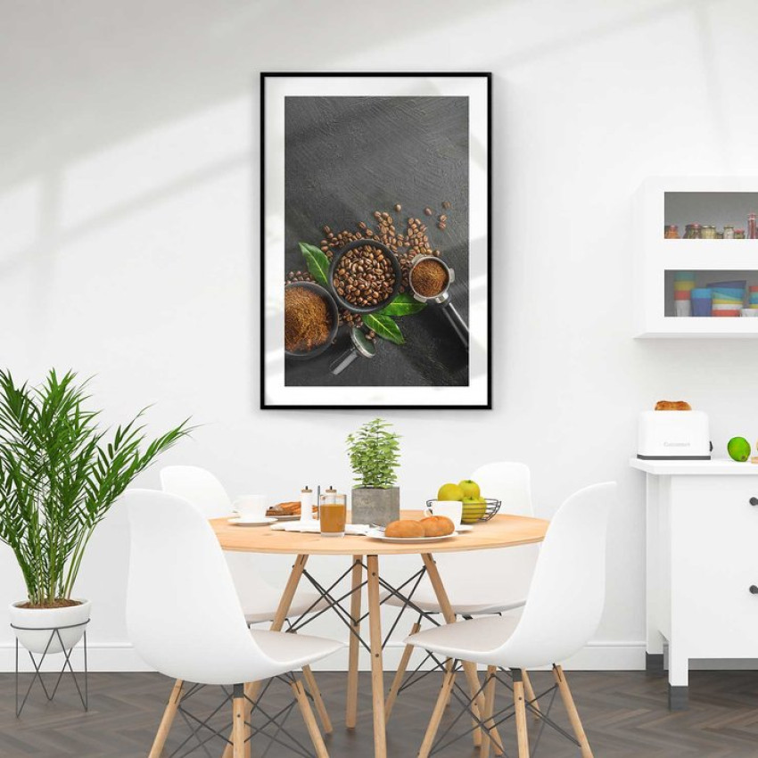 Elegant coffee kitchen poster - SwedeArts