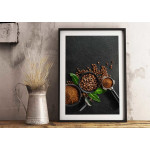 Elegant coffee kitchen poster - SwedeArts