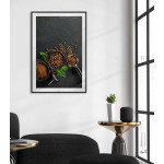 Elegant coffee kitchen poster - SwedeArts