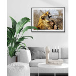 Lejon & flicka - Djurposter