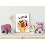 Tiger & musik - Personlig barntavla