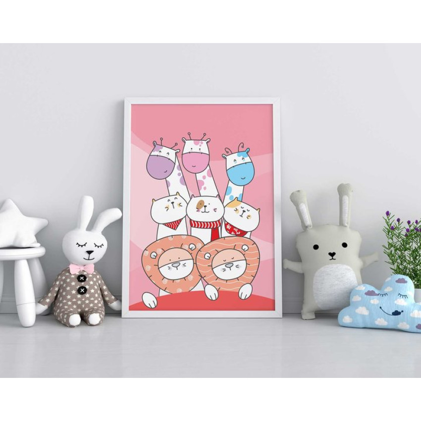 Cute animals - Kids poster