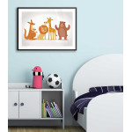Cute animals - Simple kids poster