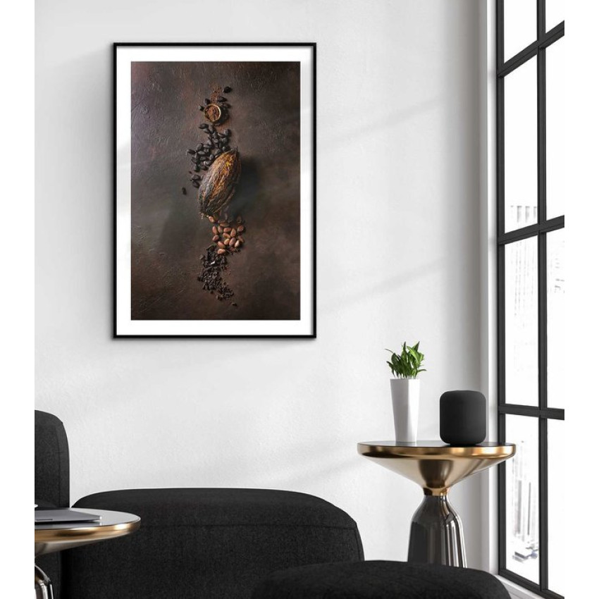 Cacao beans - Elegant poster
