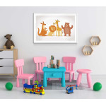 Cute animals - Simple kids poster