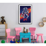 Colorful astronaut - Kids poster