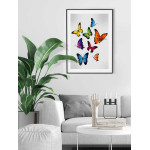 Butterflies - Simple & colorful kids poster