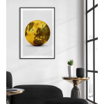 Guld fotboll - Cool sport poster