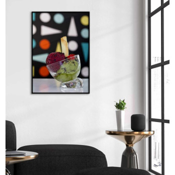 Färgglad glass poster