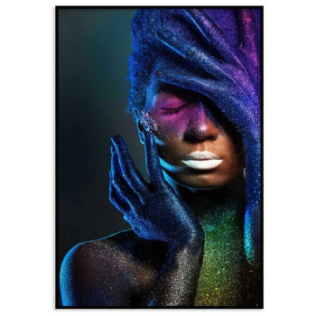 Colorful woman - Abstract poster