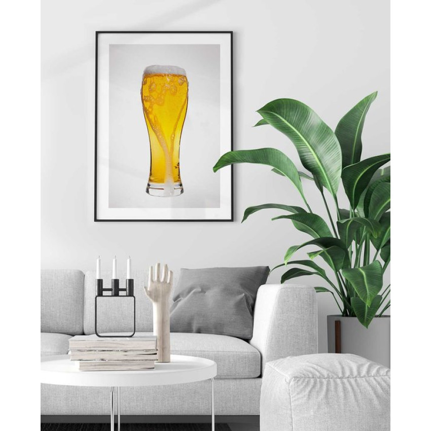 Beer glass - Simple kitchen poster