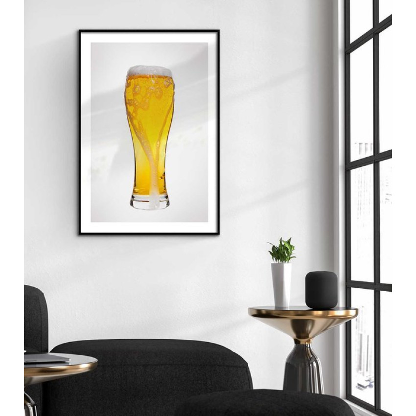 Beer glass - Simple kitchen poster