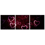 A Bunch of Hearts - Poster in Three Pieces