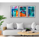 Abstract modern art 50x70cm x 3 posters