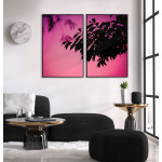 Abstract flower poster