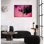 Abstract flower poster
