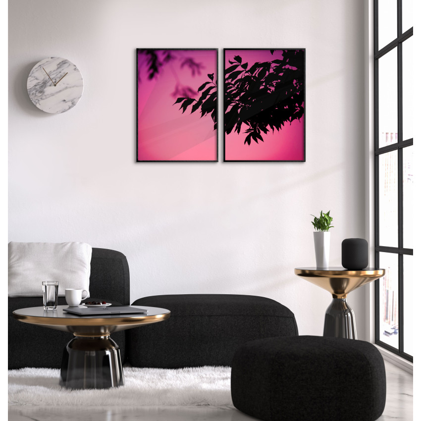 Abstract flower poster