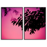 Abstract flower poster