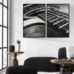 Acoustic guitar 50x70cm x 2 abstract poster