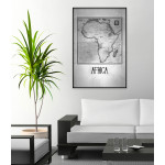 Africa- Black and White Poster