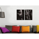 African Masks - Two Piece Poster Print