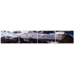 Alpine Winter Super Panorama - 4-piece Poster