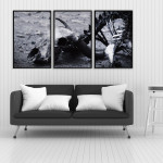 Skelett av Djur - Stor Poster i Tre delar