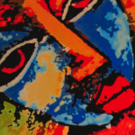 Artistic Faces - Poster in Four Pieces