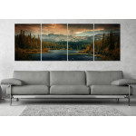 Awesome Nature - Poster in Four Pieces