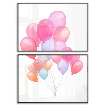 Balloons - Poster in Two Pieces