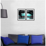Beach and Palm Tree - Two Piece Poster