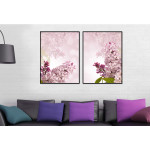 Beautiful Flowers - Pink Poster in Two Pieces