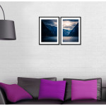 Vackra berg och natur - Tavelset i två delar