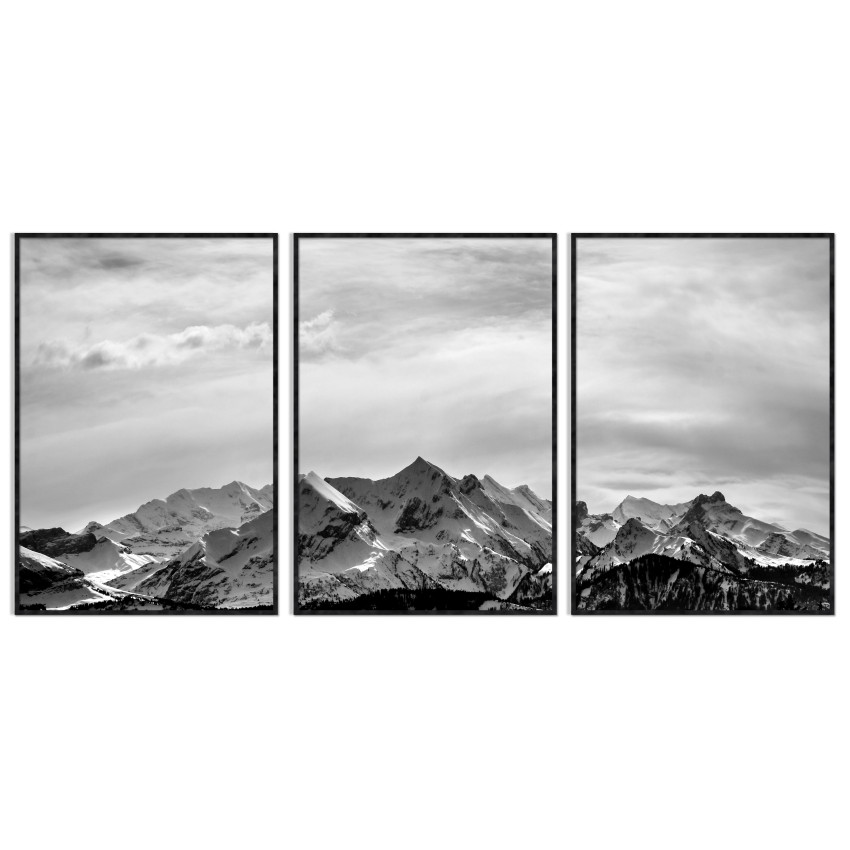 Beautiful Mountains - Three Piece Poster