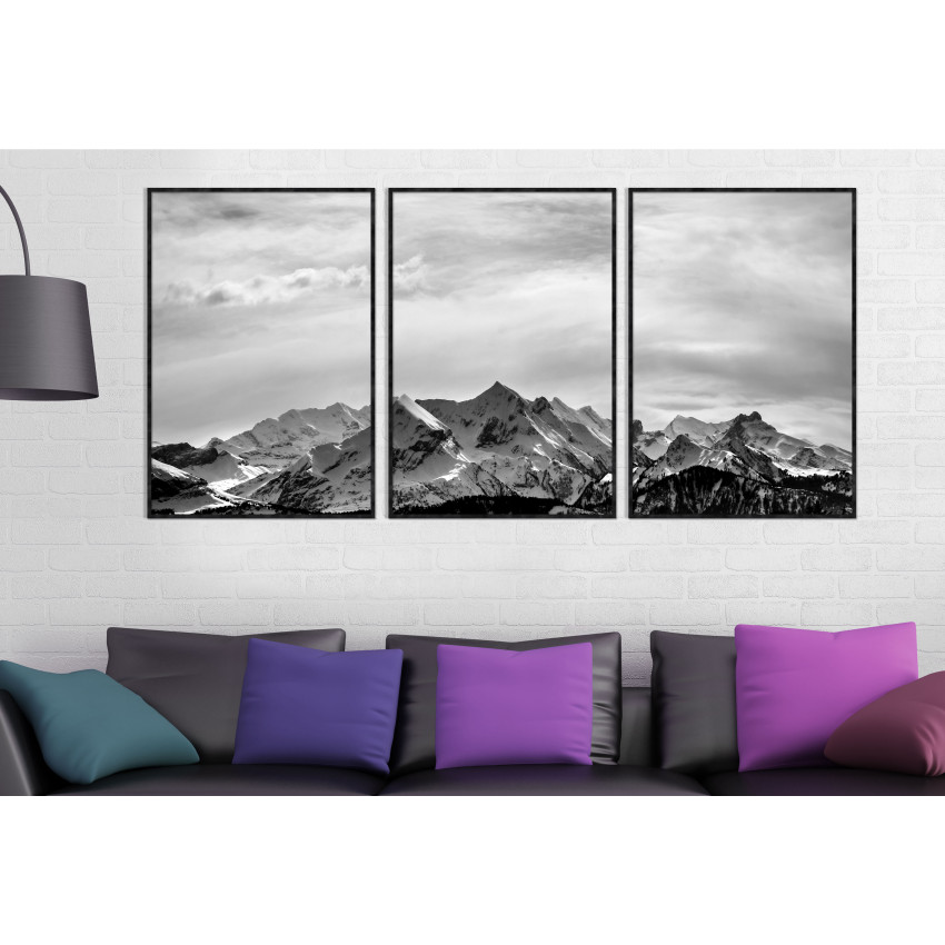 Beautiful Mountains - Three Piece Poster