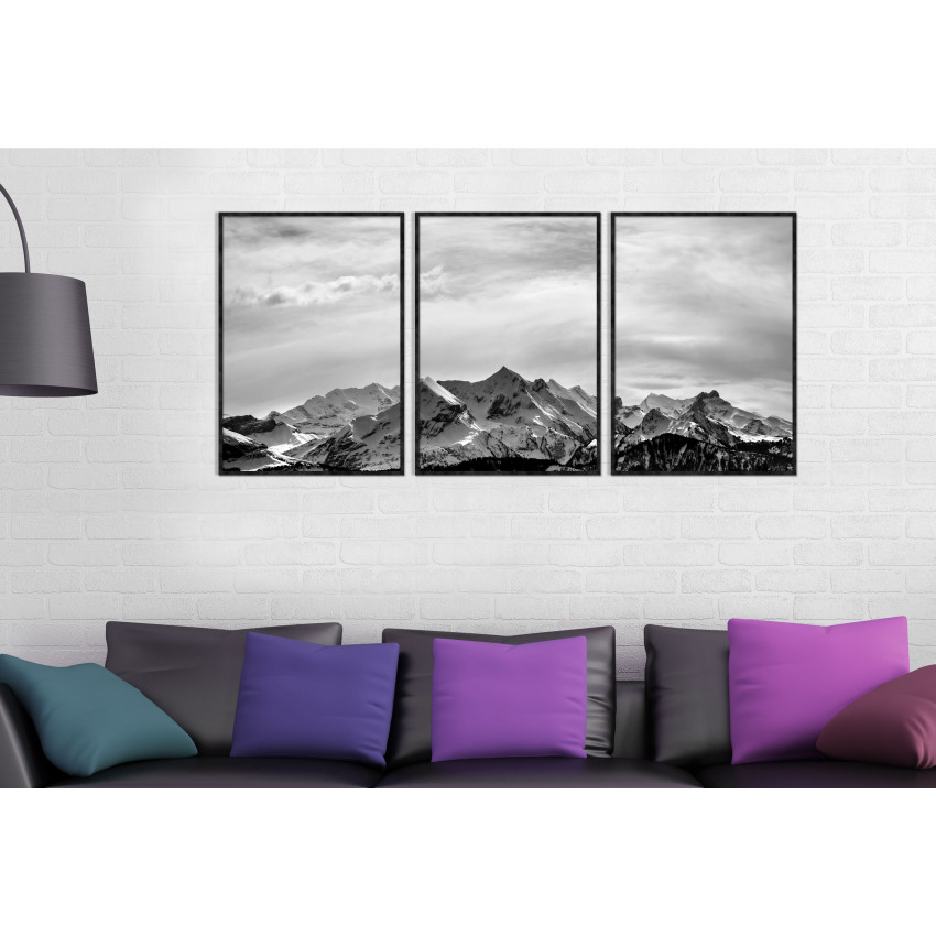 Beautiful Mountains - Three Piece Poster
