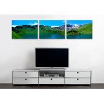 Beautiful Nature Panorama - Big Poster in Three Pieces