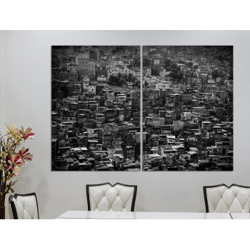 Big City Small Houses - Two Piece Poster