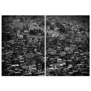 Big City Small Houses - Two Piece Poster