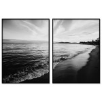 Black and White Poster - Beautiful Beach