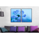 Blue Beautiful Flower - Big Poster