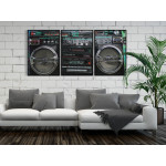Boombox - Retro Three Piece Poster