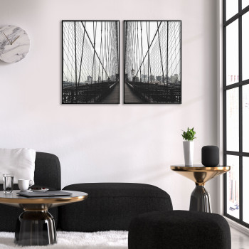 Bro i Brooklyn,  New York - Tvådelad Tavla