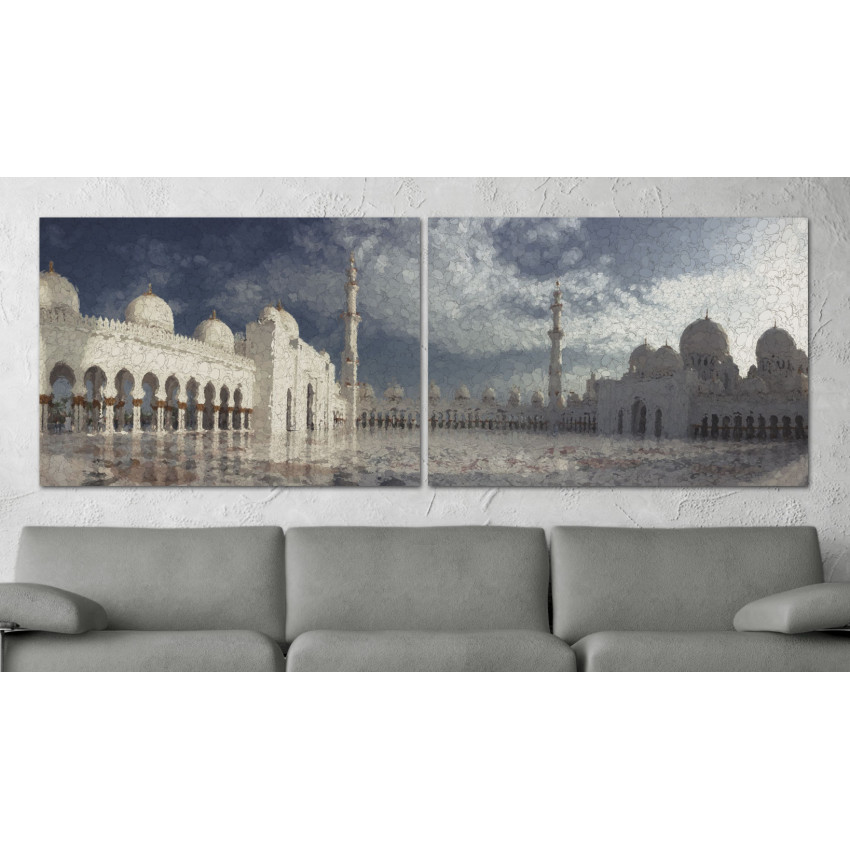 Building in Abu Dhabi - Two Piece Poster