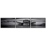 Building in Process by the Sea - Poster in Three Pieces