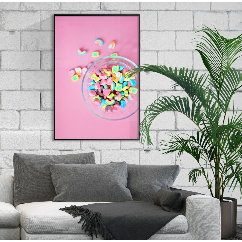 Godis - Turkos Rosa Fashion Poster