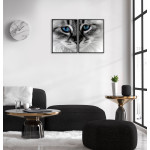 Cat Close-up Blue Eyes Poster